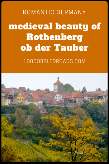 Rothenburg ob der Tauber is Germany’s best preserved medieval walled town.