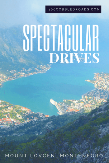 Spectacular drive to Mount Lovcen, Montenegro