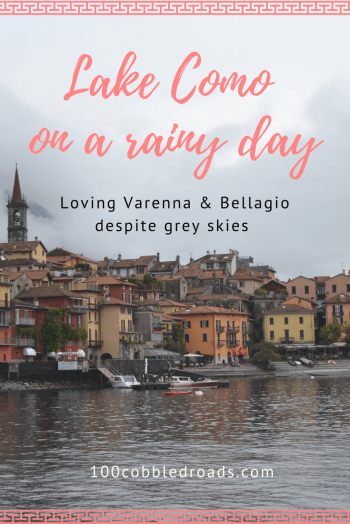 Lake Como on a rainy day